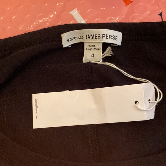 NWOT James Perse Black MIDI Dress size Various - Picture 7 of 10